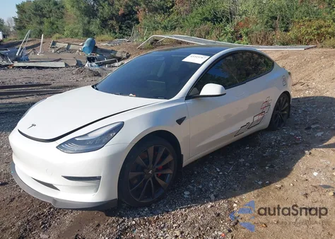 2020 Tesla Model 3 Performance Dual Motor All-Wheel Drive из США, поврежденный, VIN 5YJ3E1EC0LF796374